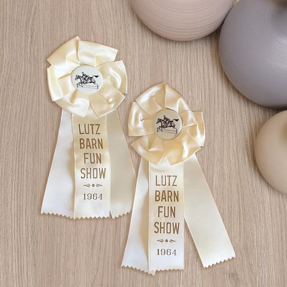 Personalized Equestrian Ribbon Ornament