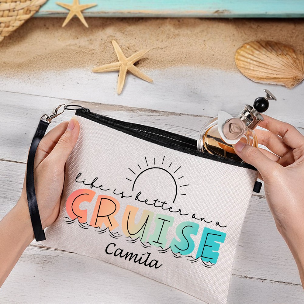 Life Is Better On A Cruise Personalized Bag
