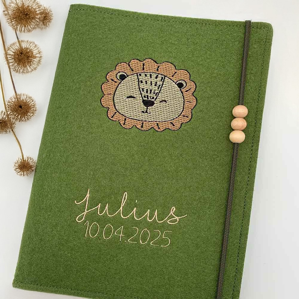 Personalized Felt Passport Holder