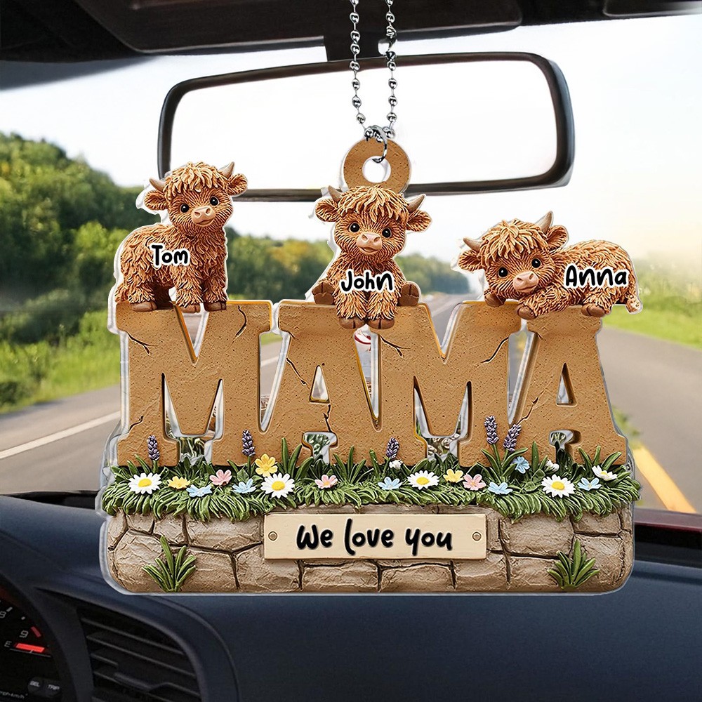 Personalized Acrylic Car Hanger