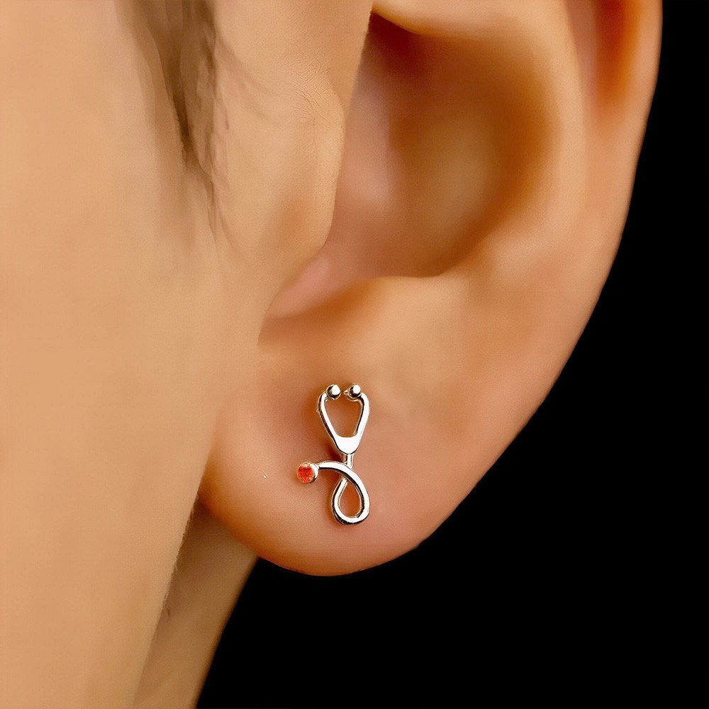 stethoscope earrings