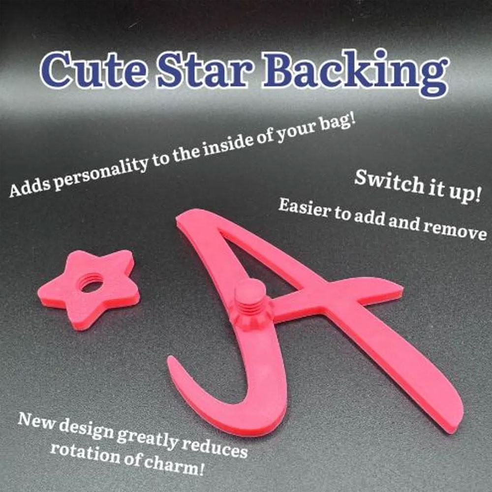 Personalized Initial Bag Charm