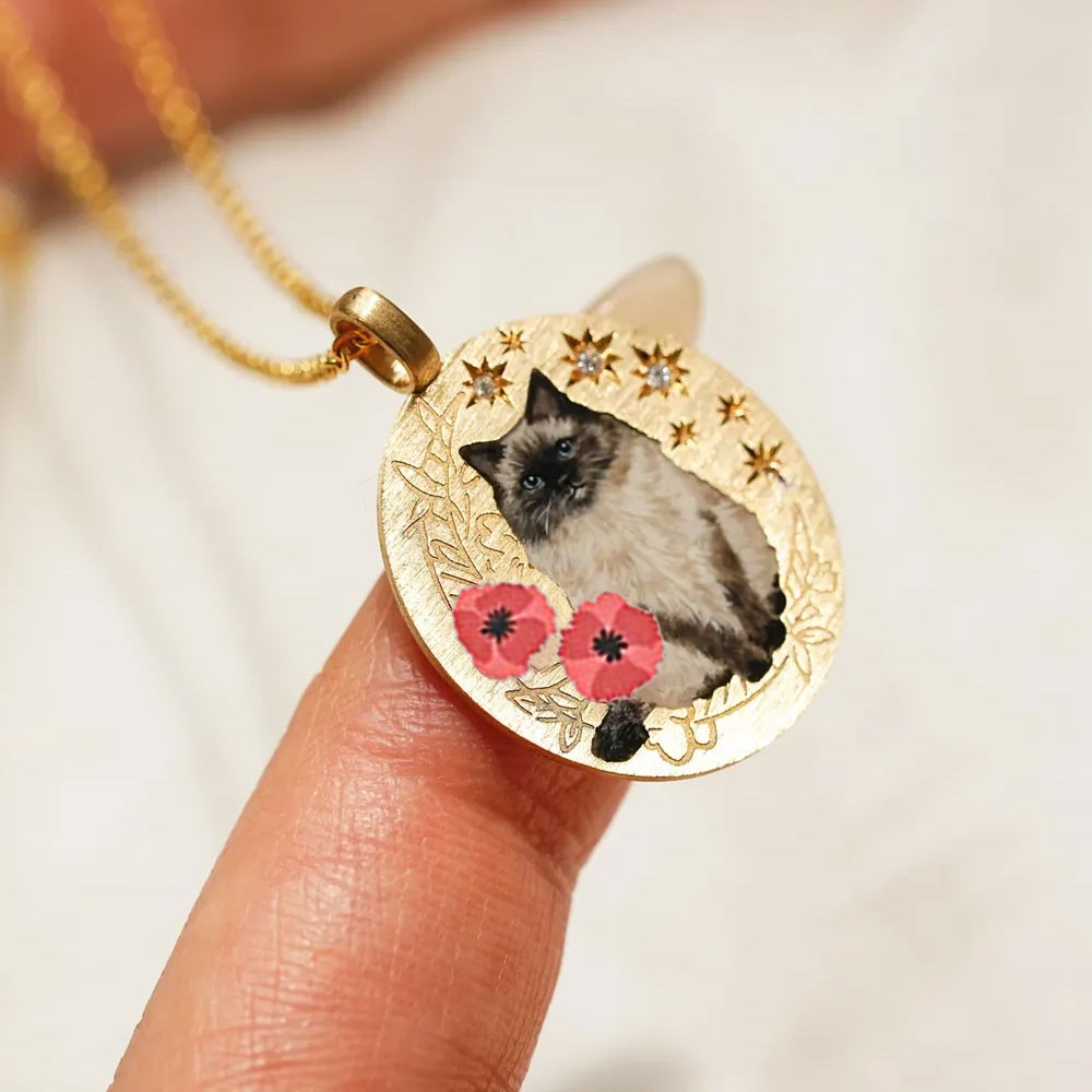 Custom Pet Photo Necklace