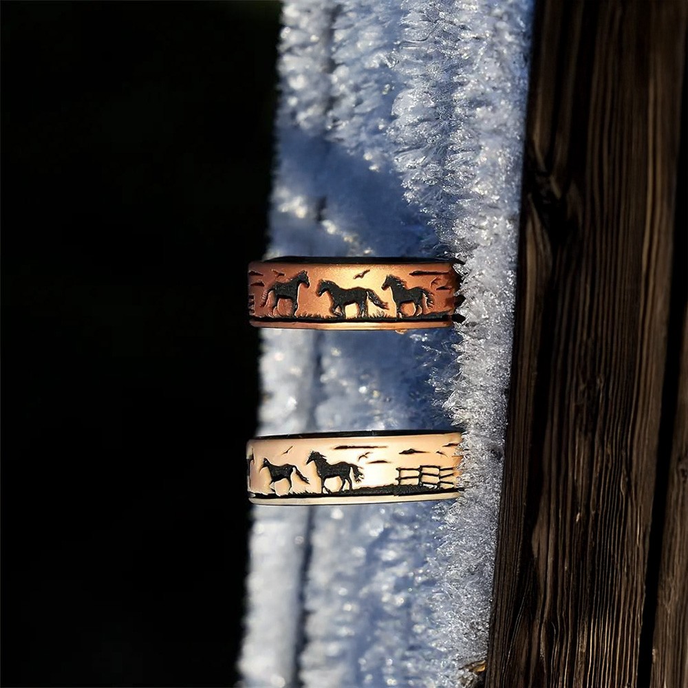 Grazing Horses Ring