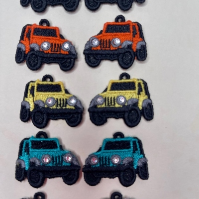 Jeep Dangle Earrings