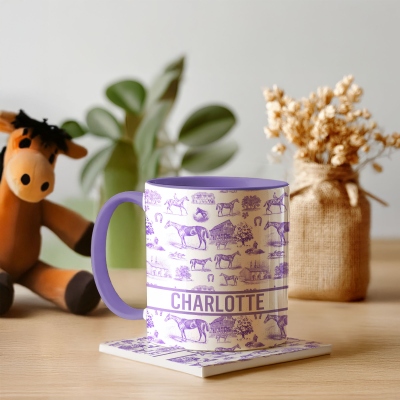 mug with color inside