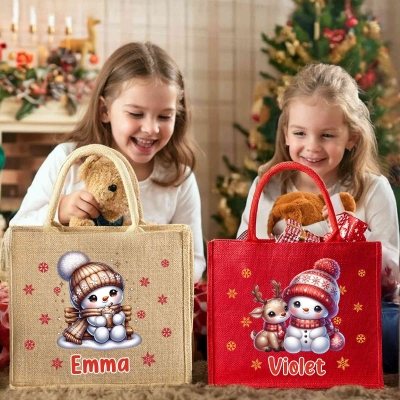Jute bag with name/initial