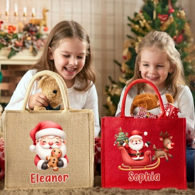 Jute bag with name/initial