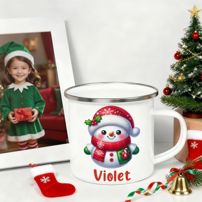 personalized enamel mug