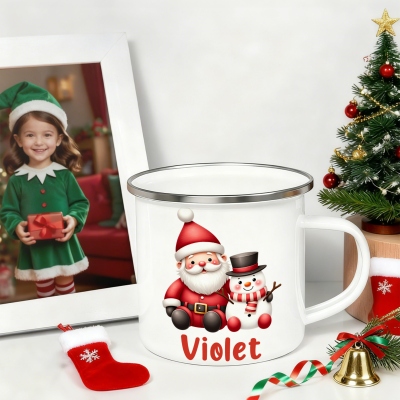 personalized enamel mug