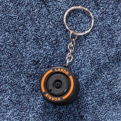 Personalized Name & Number Keychain, Formula 1 Decor, Racing Accessory, Unique Bag Name Tag, Birthday/Anniversary Gift for Motorsport Fans/Friends