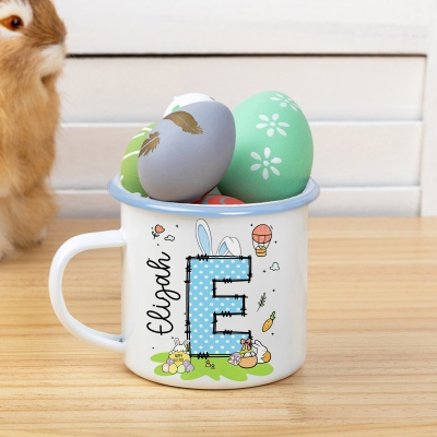 personalized enamel mug