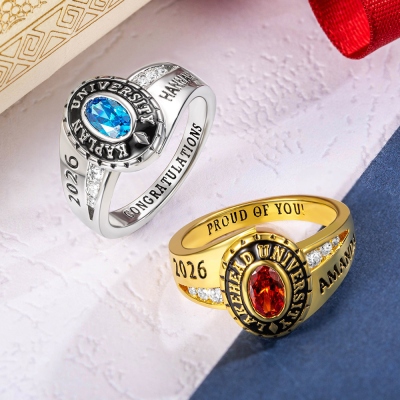 class rings for women high school