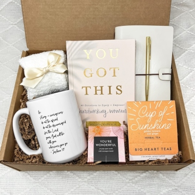 Motivational Box for Women, Warrior Fighter Survivor Box, Strength Care Package, Empowering Gift Set, Christmas/Sympathy/Thinking of You Gift  for Her