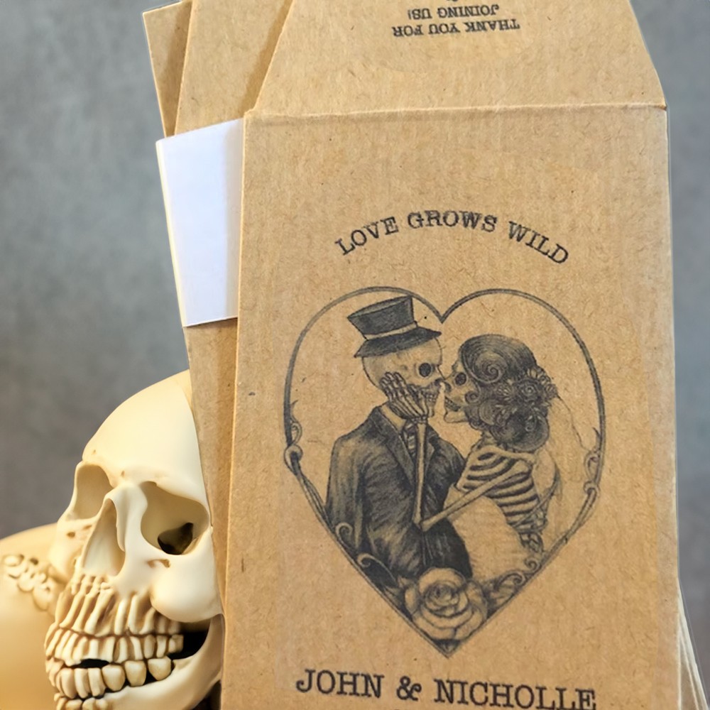 RJINGSHI 4er Set Totenkopf Dekoration - Kristallharz Halloween Deko