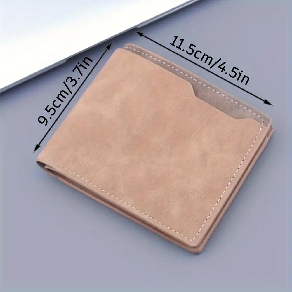 Men's PU Leather Simple Wallet with Jesus Pattern