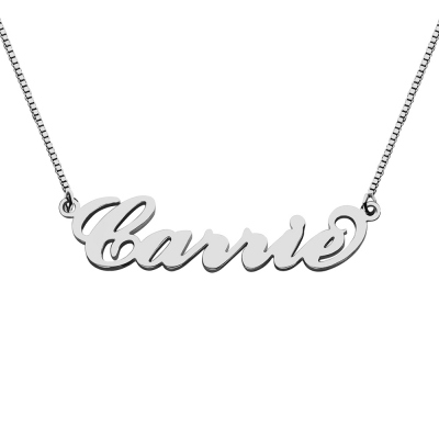 Personalized Stylish Sterling Silver Name Necklace