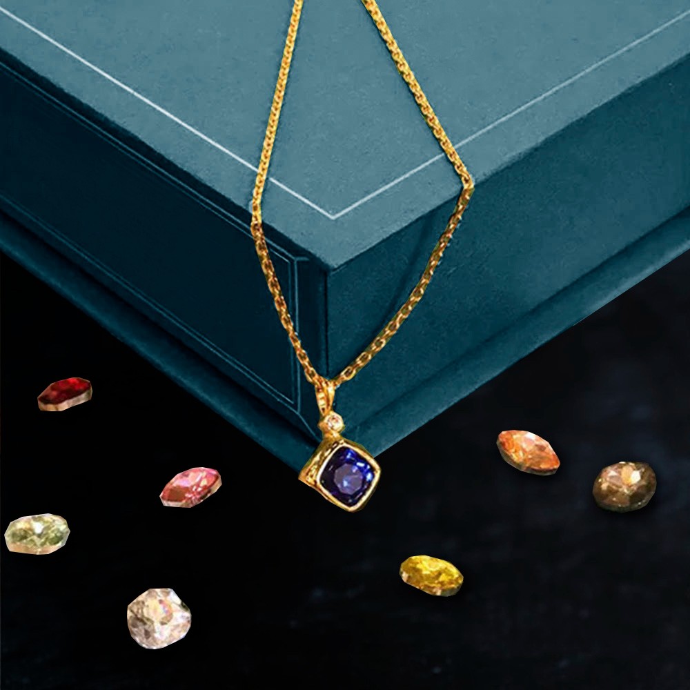 interchangeable crystal necklace