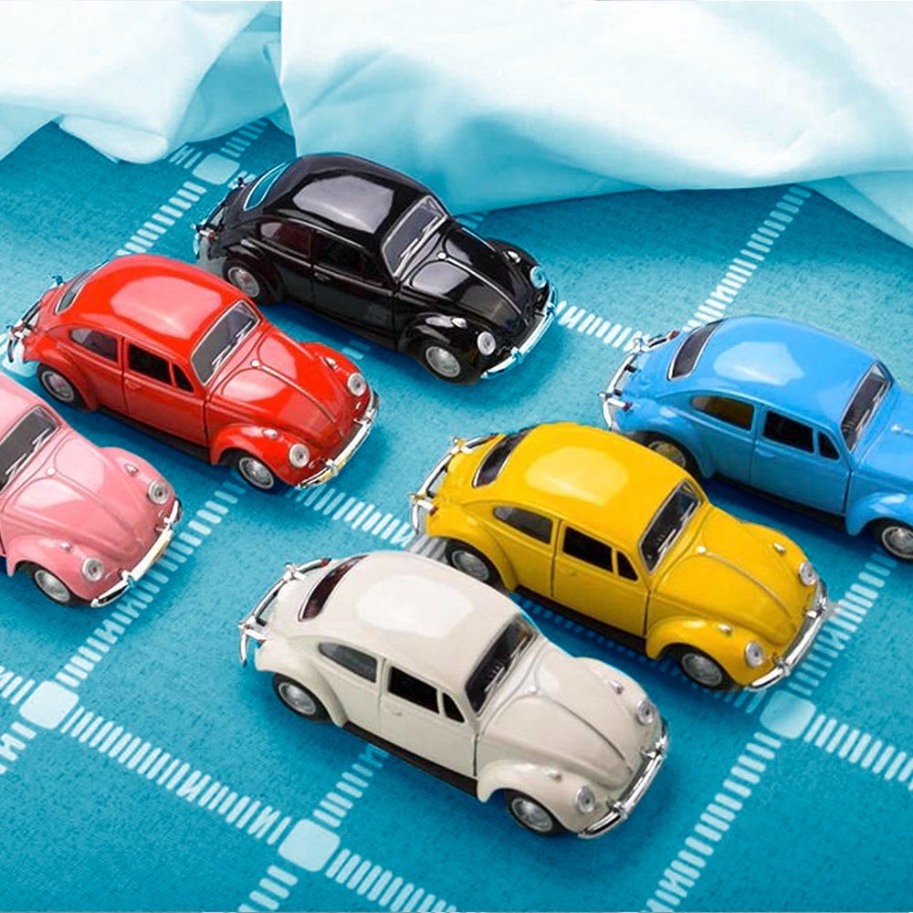 Personalized Name Mini Car Model, Mini Beetle Toy Car, Thank You Gift