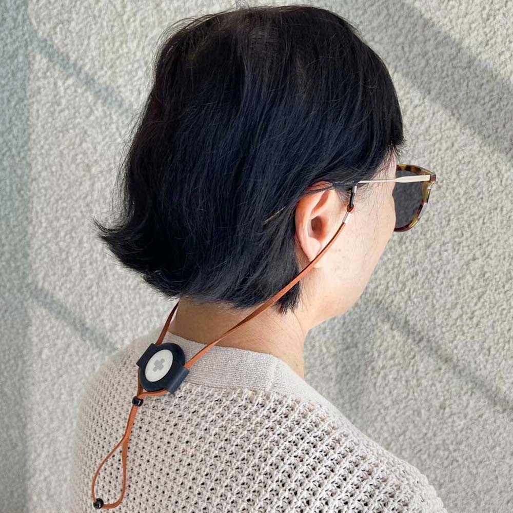 Custom Glasses Chain with Airtag Holder, Eyeglasses Chain with Name