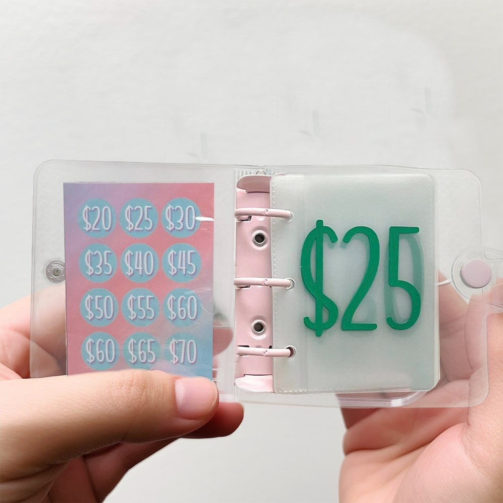Mini Binder Savings Challenge, Savings Binder, Envelope Challenge, Money Challenge, Cash Stuffing, Cash Envelopes