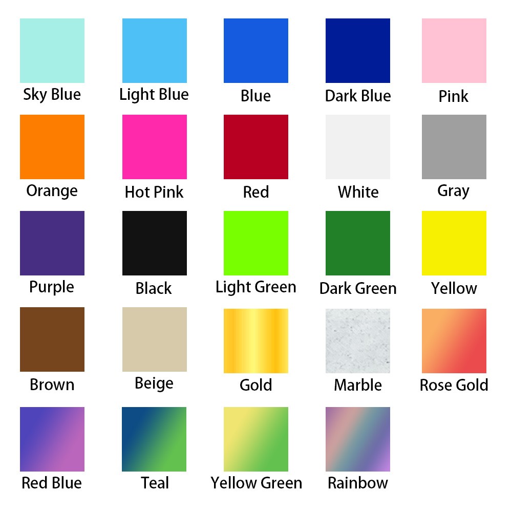 Many Color Options