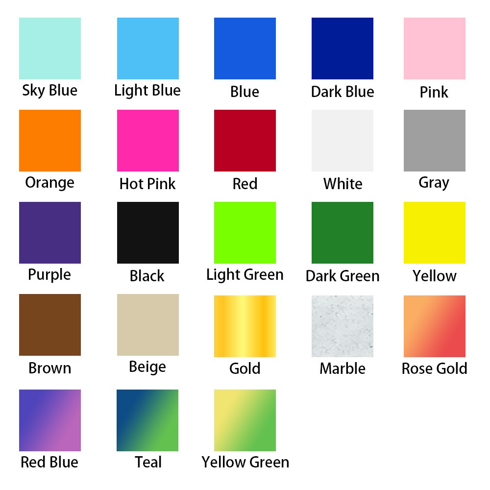 Many Color Options