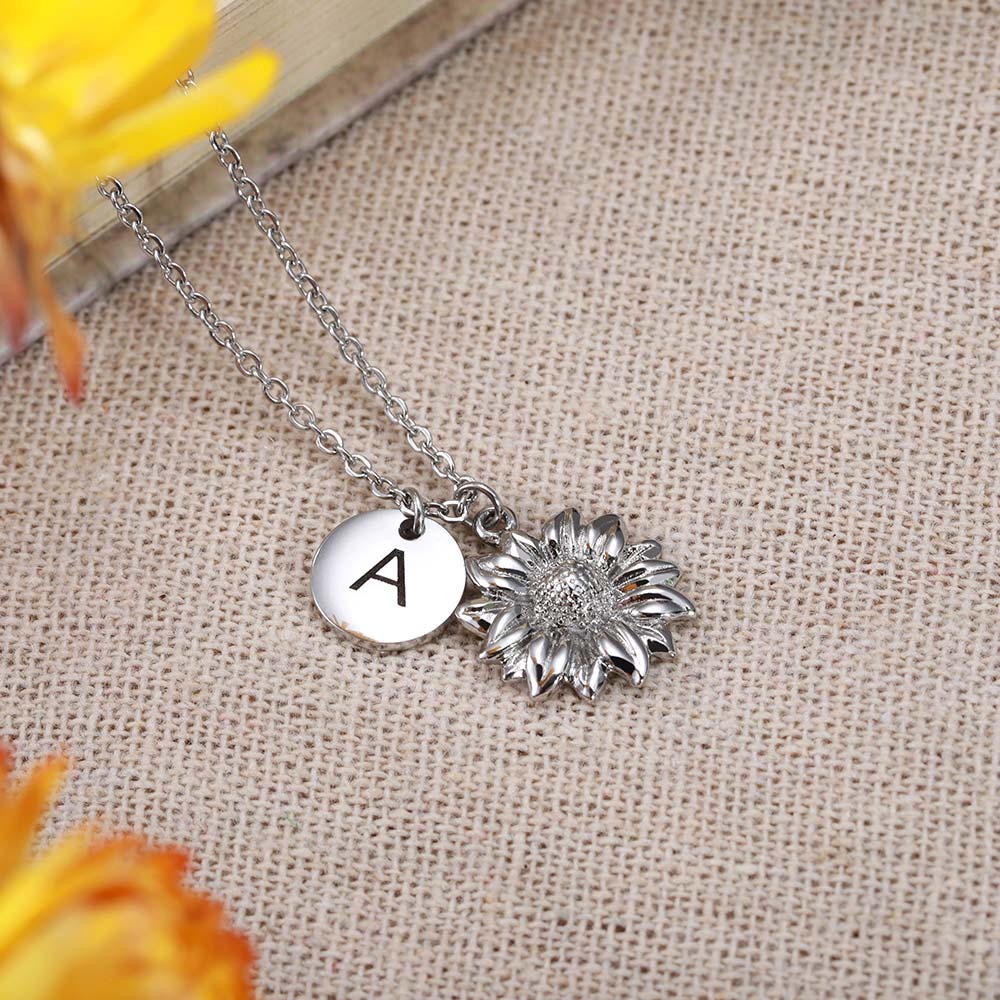 Sunflower necklace