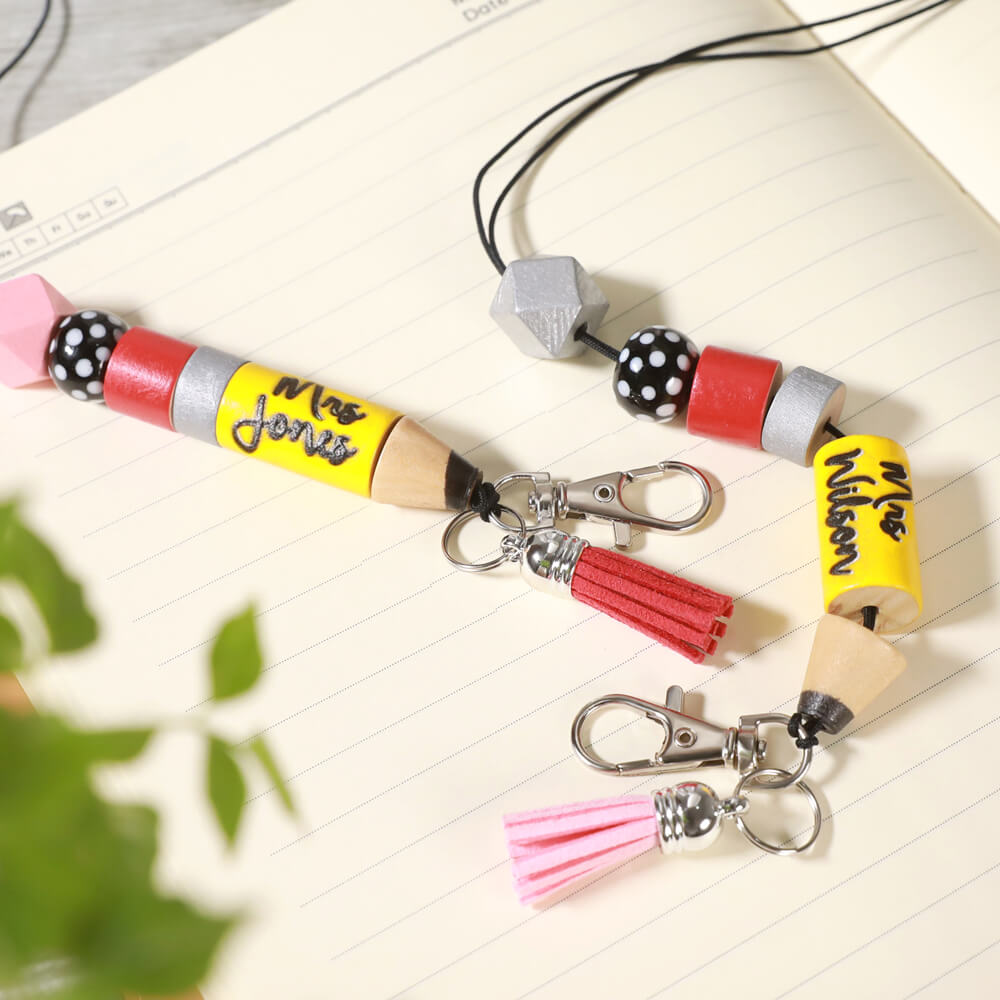 Steering wheel necklacePersonalized Cute Pencil Lanyard