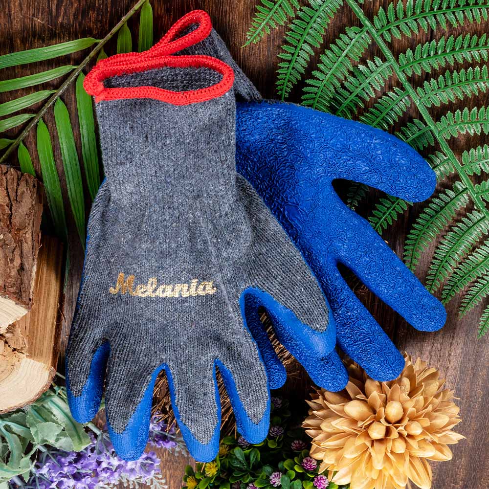 Luvas de jardinagem personalizadas