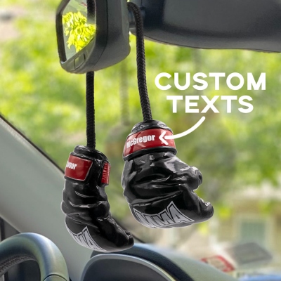 Personalized Car Ornament MMA Fighters Gloves