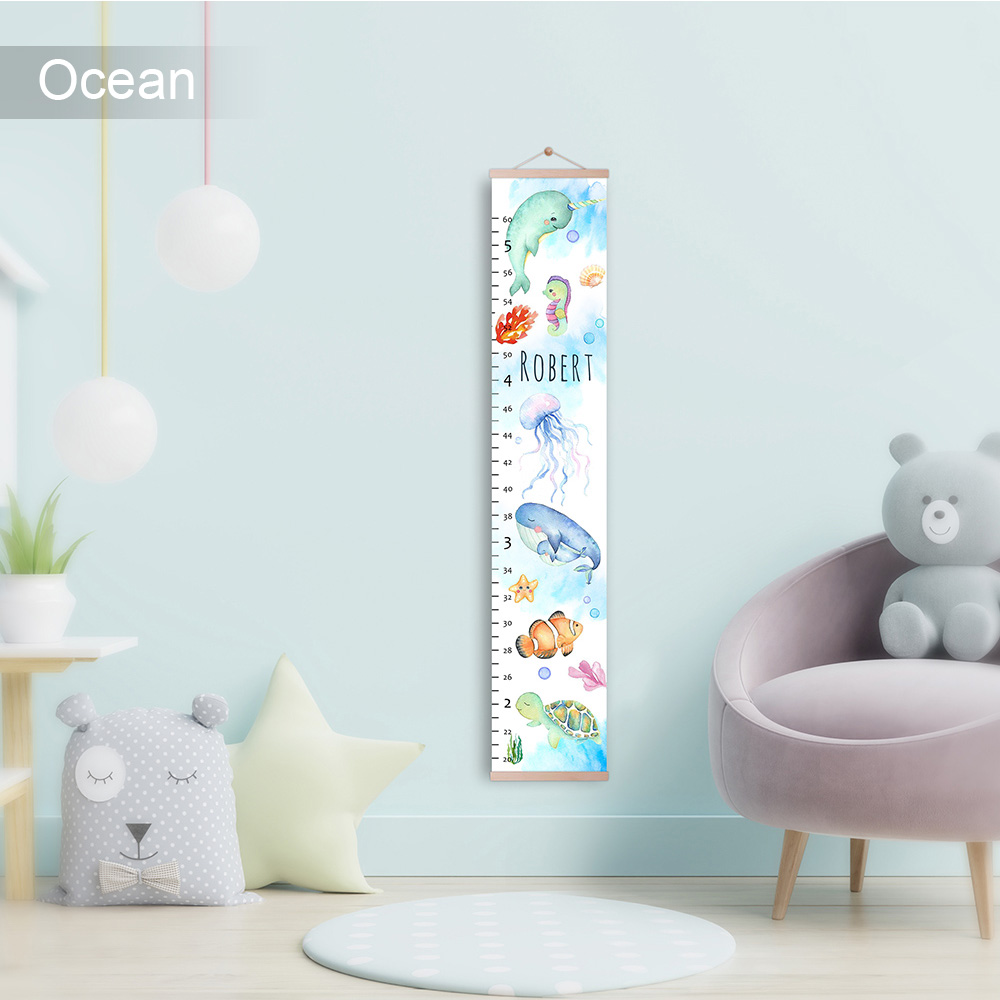 Custom Name Growth Chart for Kids