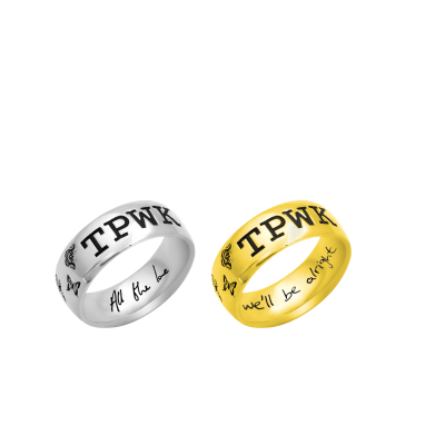 Harry Styles TPWK Ring with Customed Engraving