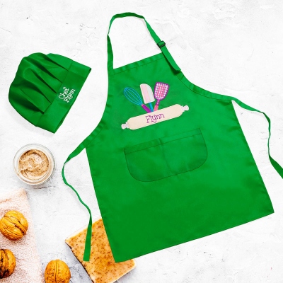 Personalized Child Apron with Pocket