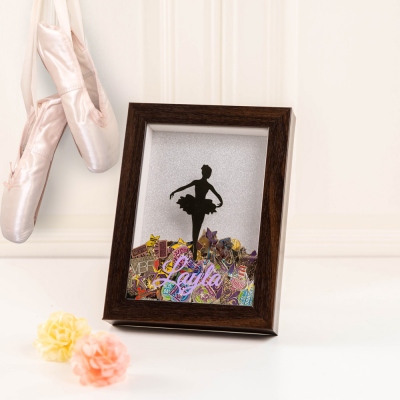 Personalized Dance Pin Shadow Box