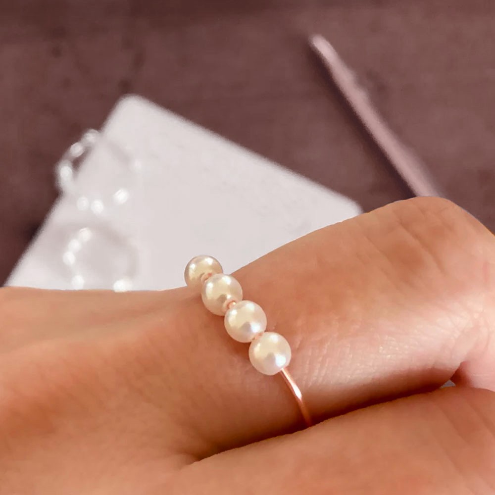 pearl anxiety ring