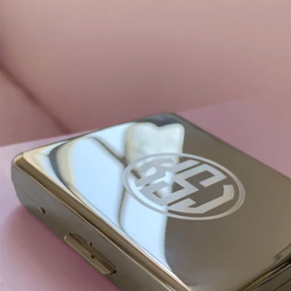 Personalized Monogram Pill Box, Lettered 7 Day Pill Box, Monogram Pill Organizer, Small Pill