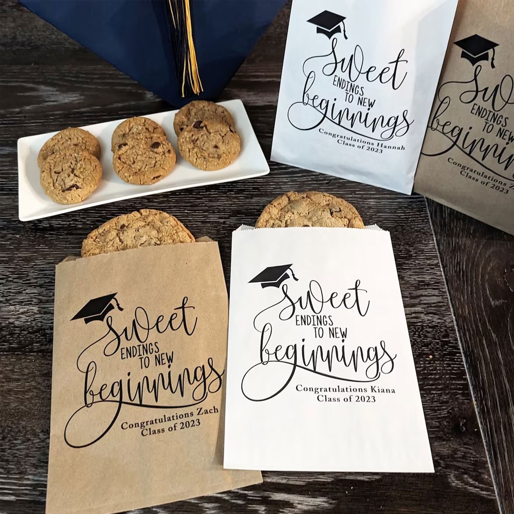 (Set of 20pcs)Custom Graduation Favor Bags, Class of 2023, Cookie Bags, Graduation Party Decor, High School Graduation, College Graduation