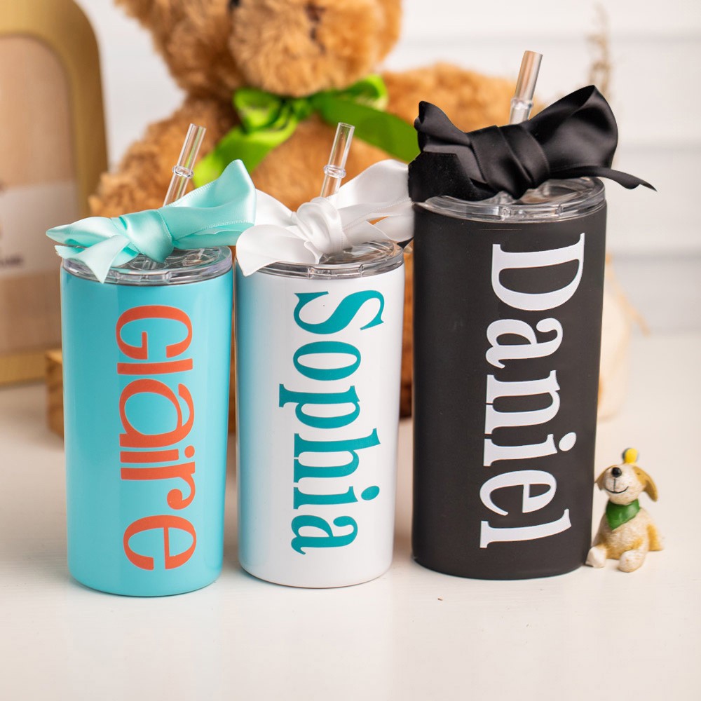 Personalized Stain Steel Bowknot Tumbler for Kids