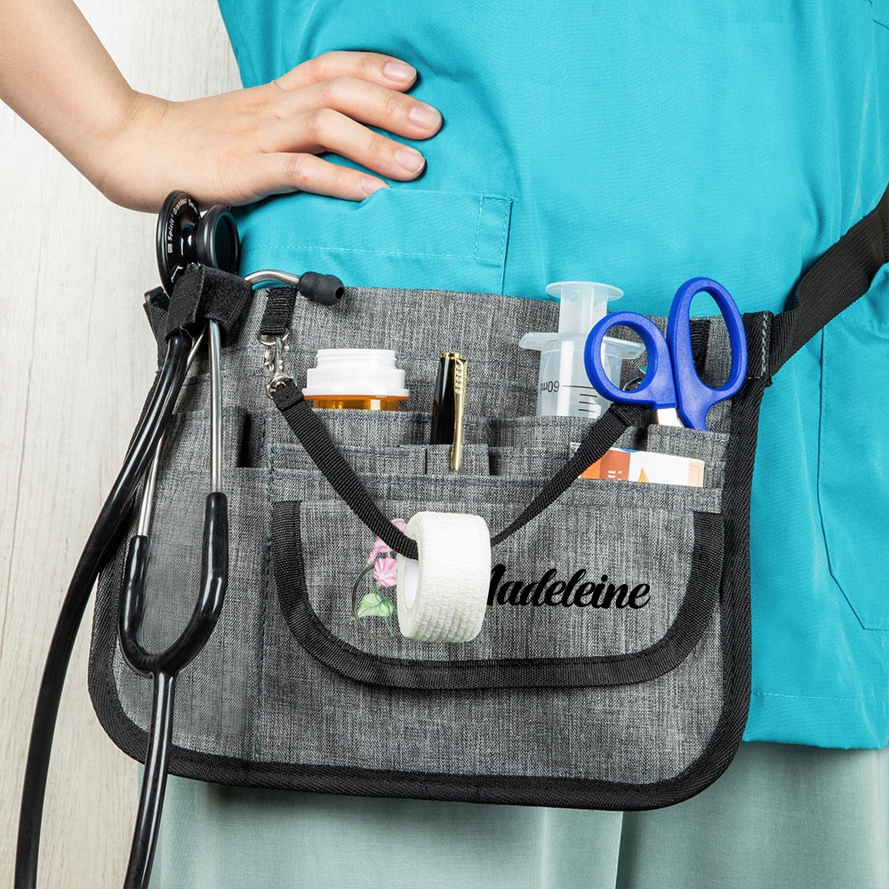 nurse storage bag with tape holder