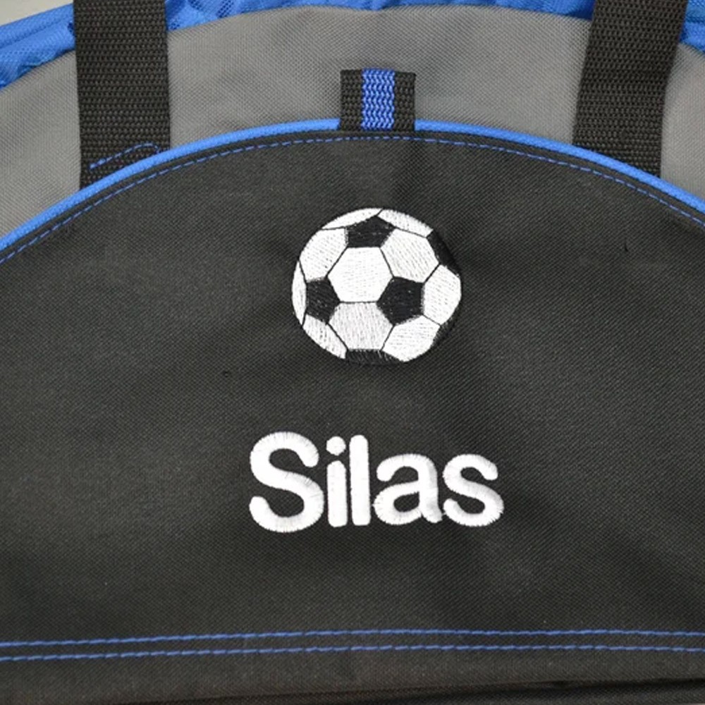 Personalized Kids Soccer Duffel Bag, Embroidered Name Gym Bag, Gift for Him/Her