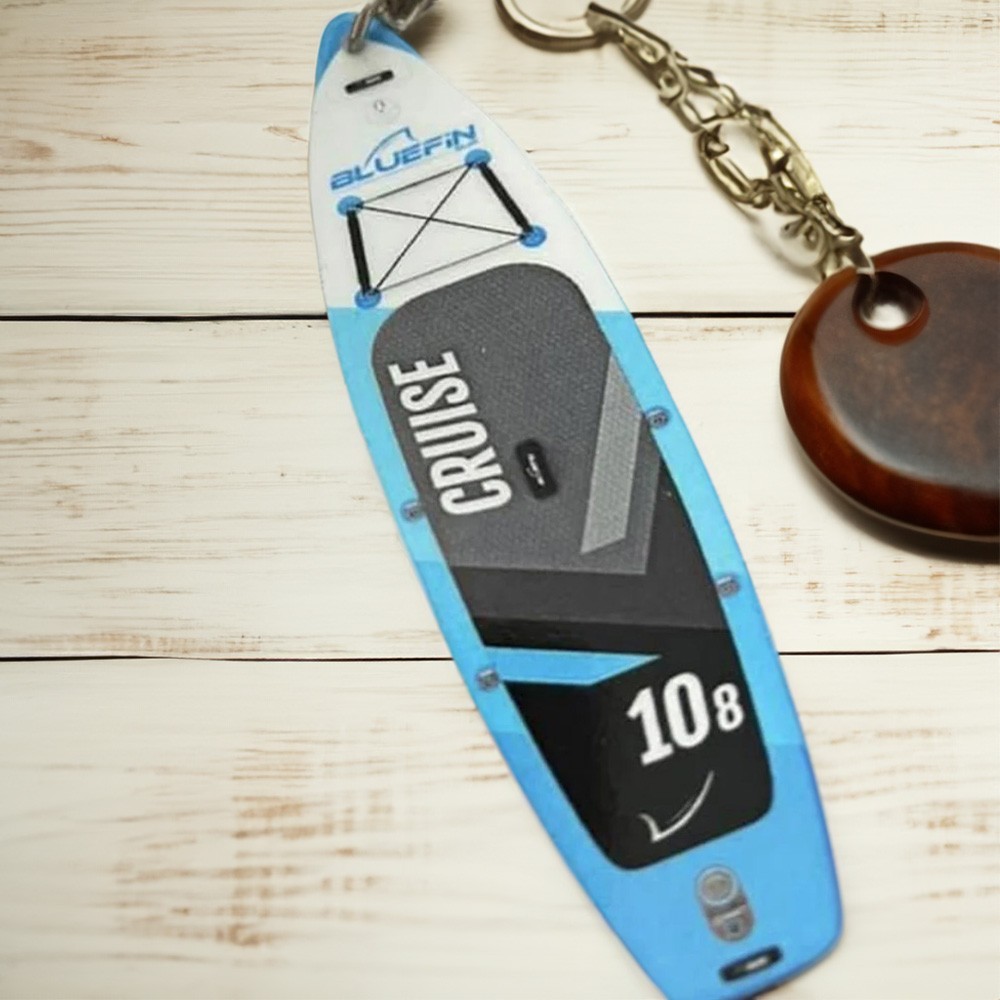 Paddle Board-vormige sleutelhanger