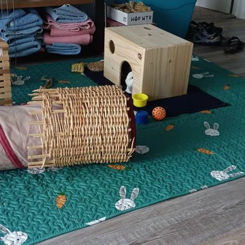 Tokihut Washable Non-slip Pet Playpen, Xpen Floor Mat Rug Playmat for Dogs/Kittens/Rabbits