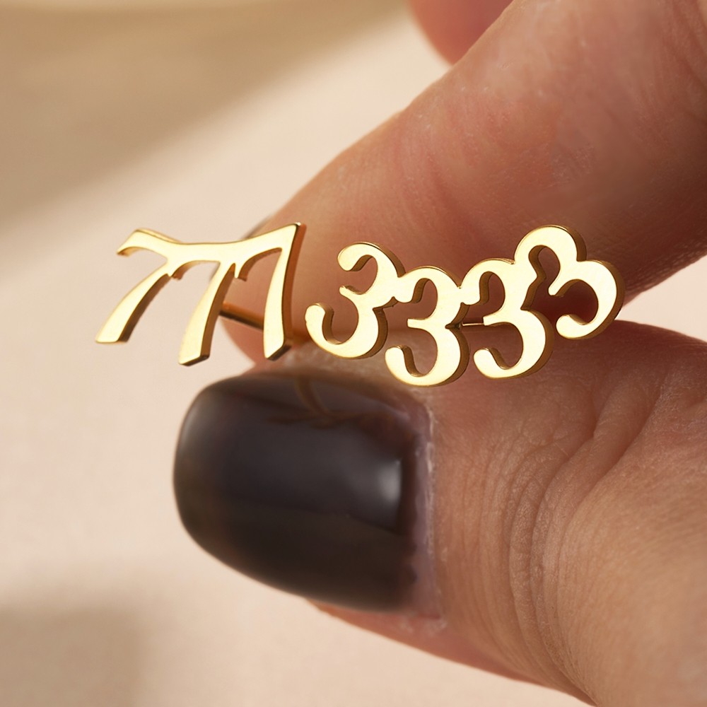 lucky number earrings