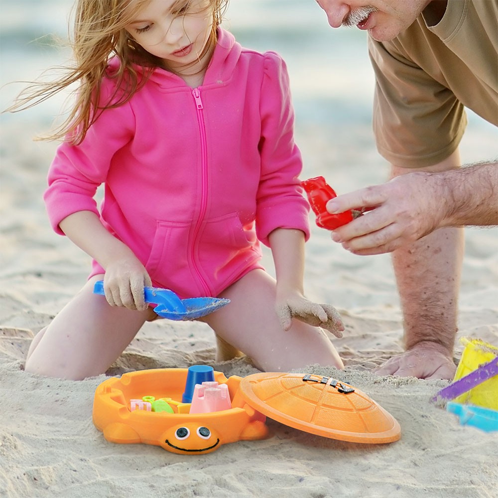 Mini Turtle Sandbox med verktyg