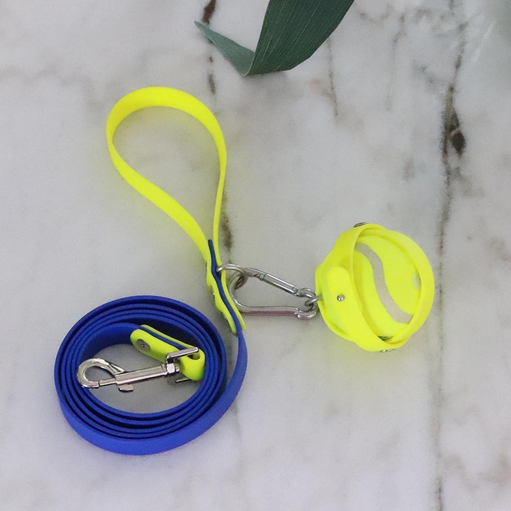 Personalized Name Dog Ball Holder, Dog Accessories, Leash Attachment, Fetch Ball for Dogs, Interactive Toy,Toy to Play Outside, Fun Tennis Ball Keeper