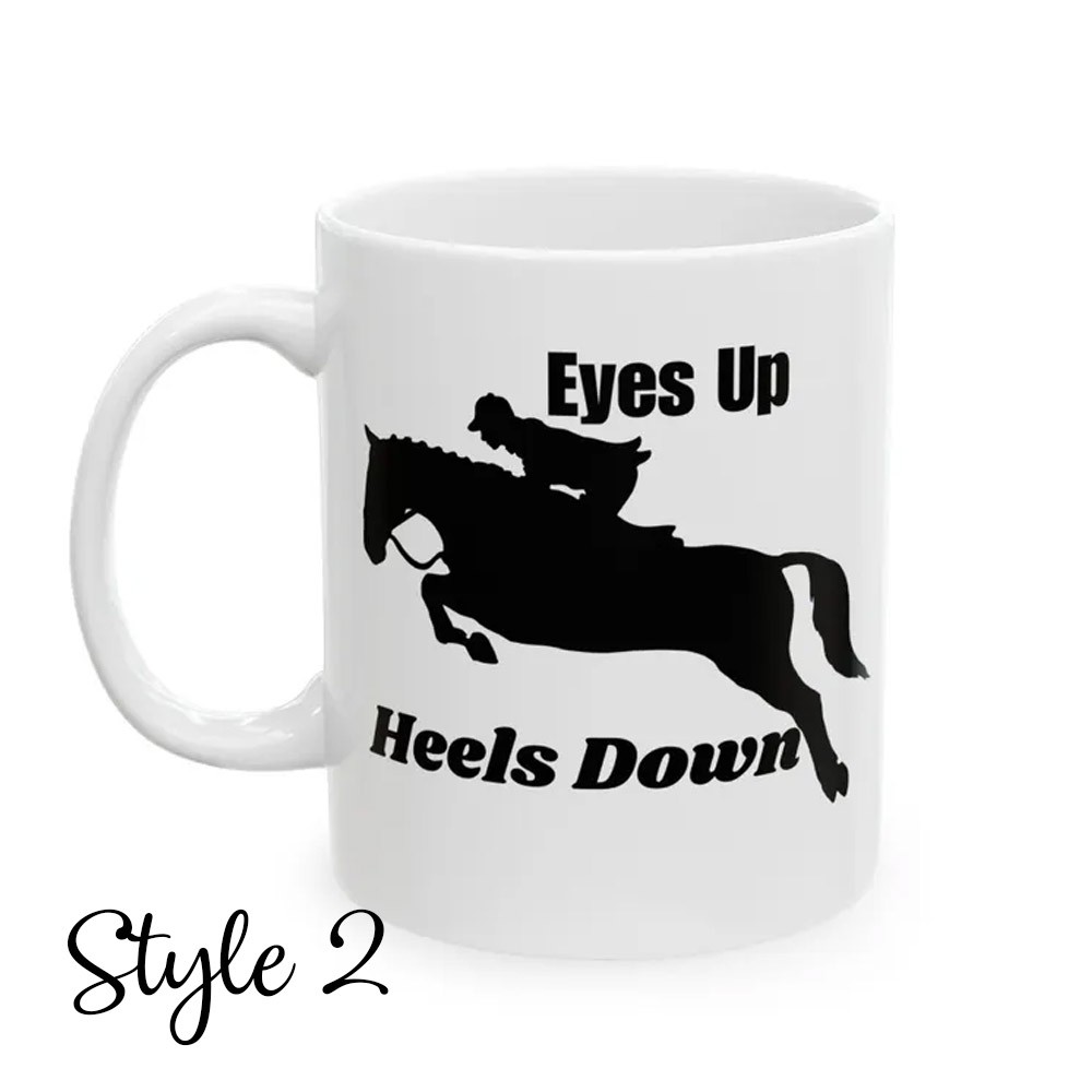 Personalized Name Eventing Mug, I Know I Ride like a Girl Try to Keep up Eventing Mug, Equestrian Mug, Horse Lover Mug, Horse Girl Gift