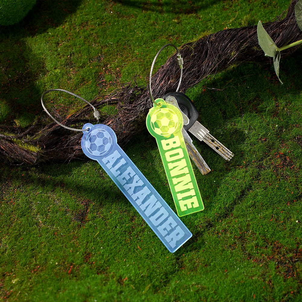 Soccer Personalized Keychain