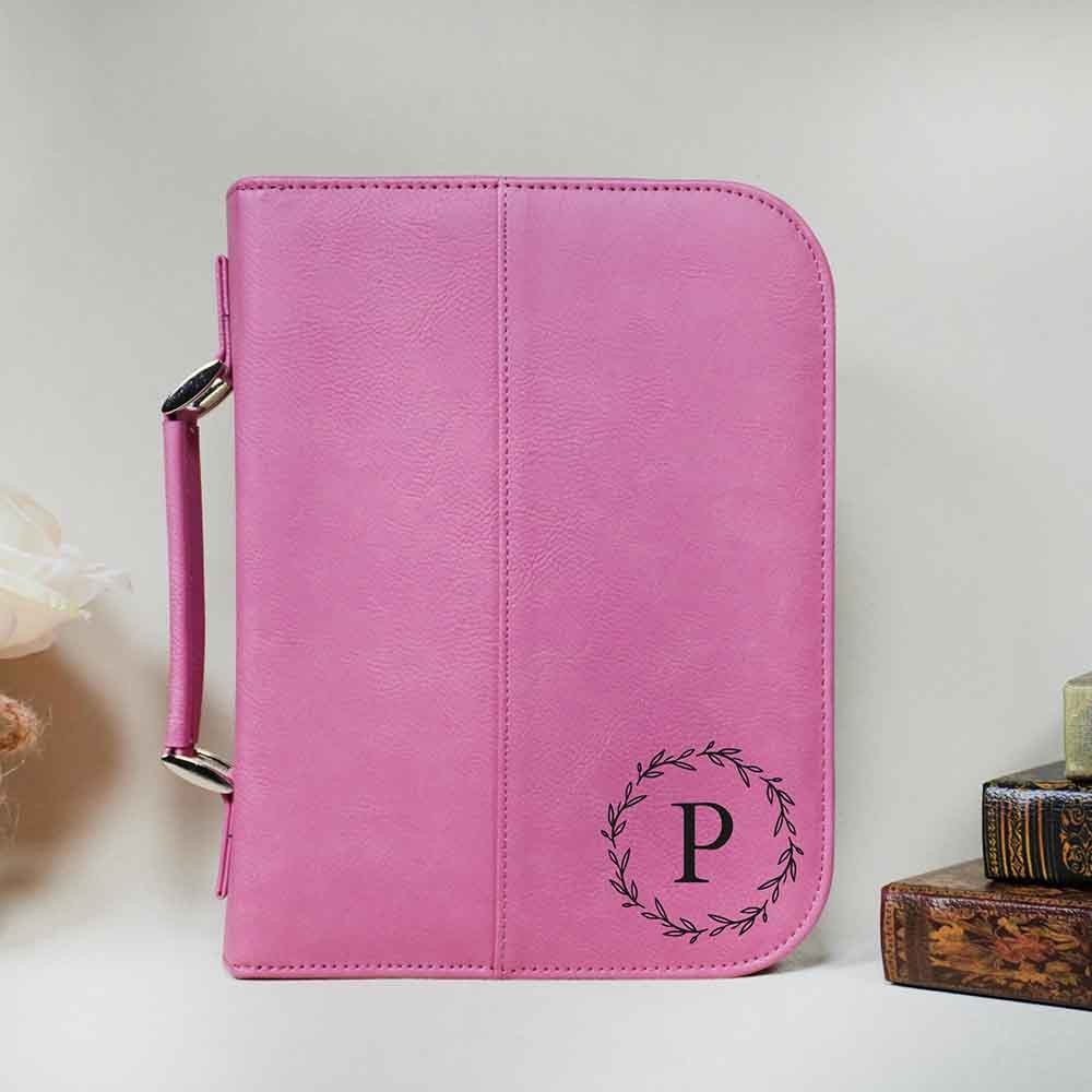 Custom Bible Case, Personalized Leather Bible Cover, Named Large Book Cover, Customized Gift for Her, Bible Bag for Women, Christmas Gift