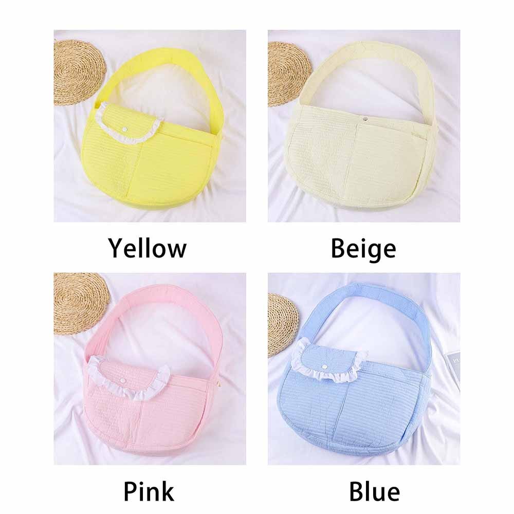Personalized Cotton Pet Travel Carrier, 4 Colors, Premium Cotton, Safety Hook, Pocket, Pet Sling Tote, Pet Outdoor, Custom Pet Bag